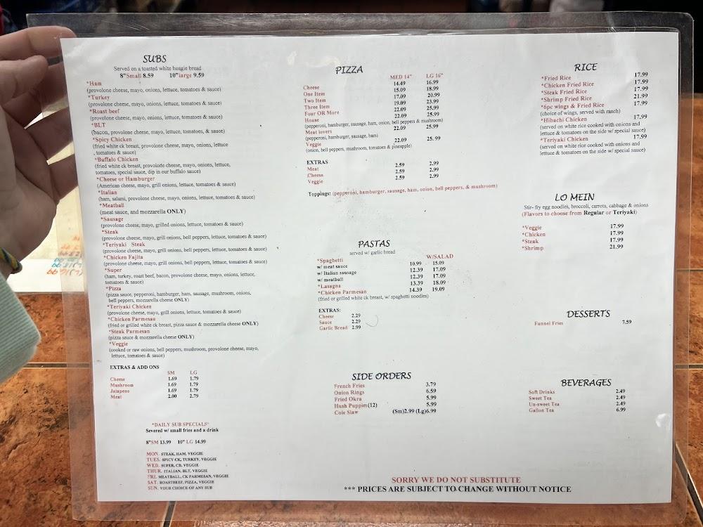 Mama Noi's Pizza Menu image 2